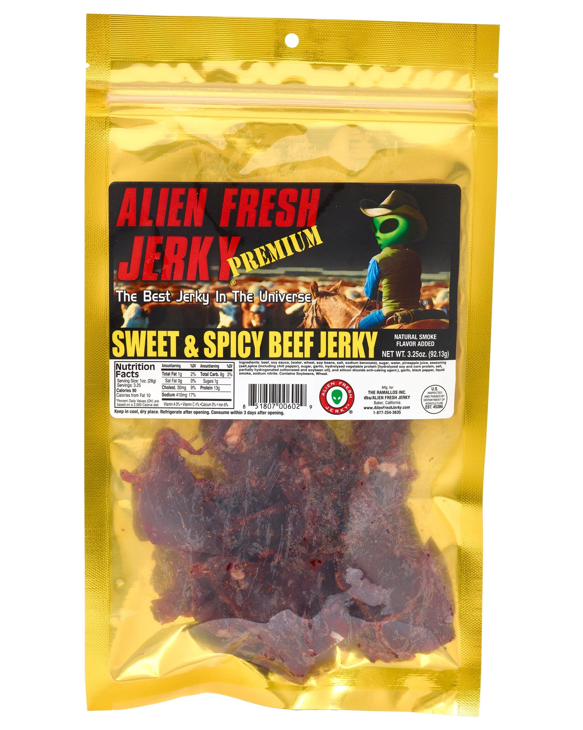 Sweet & Spicy Beef Jerky (3.25 oz)