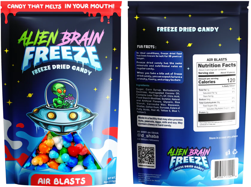 Alien Brain Freeze - Freeze Dried Air Blasts