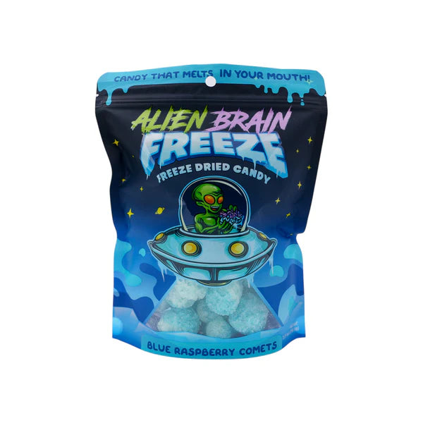 Alien Brain Freeze Candy Blue Raspberry comets
