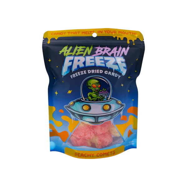 Alien Brain Freeze Candy Peachy Comets