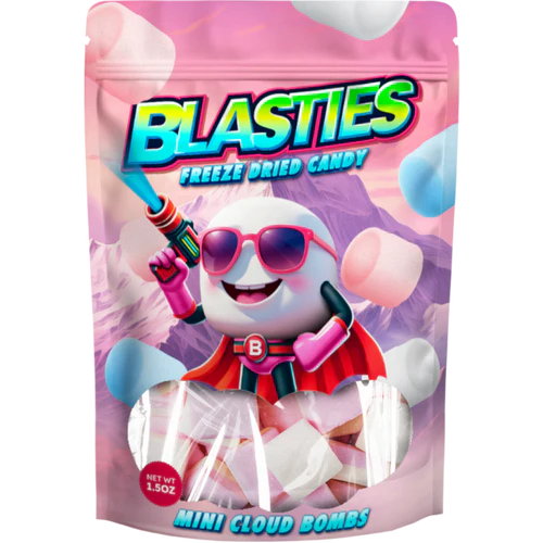 Blasties Mini Cloud Bombs Freeze Dried Candy 1.5 oz