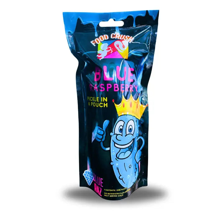 Blue Raspberry Chamoy Pickle In A Pouch