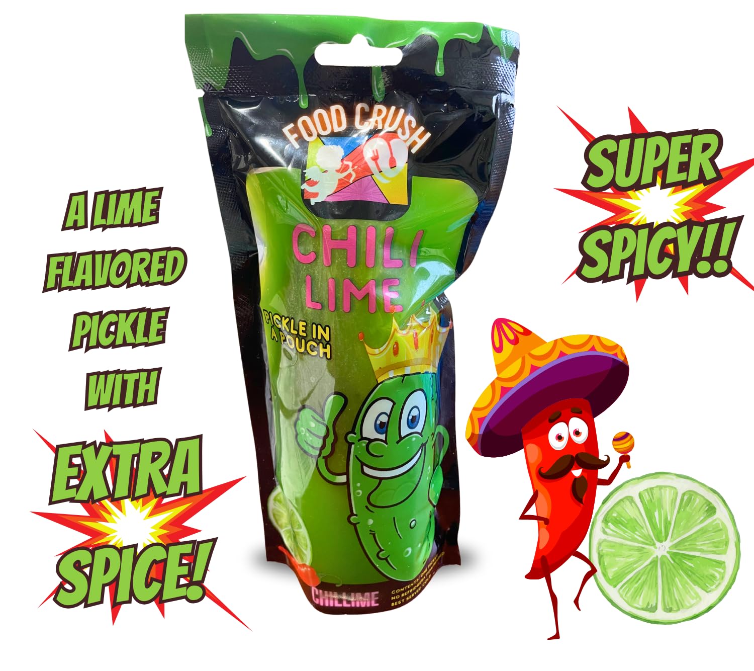 Chili Lime  Chamoy Pickle In A Pouch
