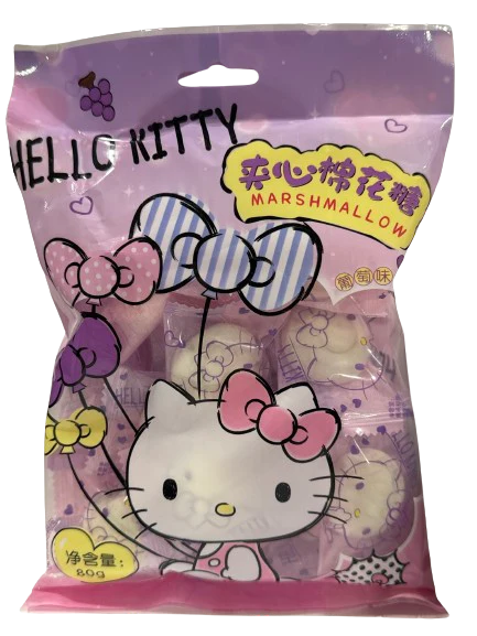 Exotic Hello Kitty Candy 90G Grape Marshmallow