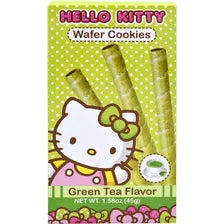 Hello Kitty Green Tea Wafer Cookies