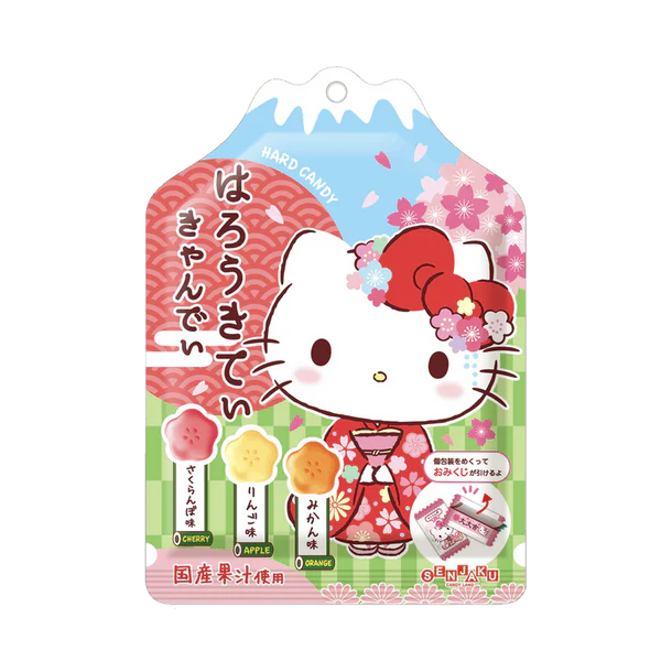Hello Kitty Hard Candy Assorted Fruit Flavor 65g