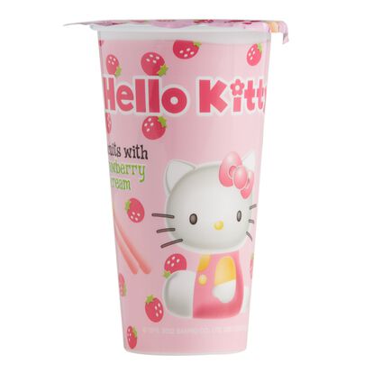 Hello Kitty Strawberry Dip Biscuits