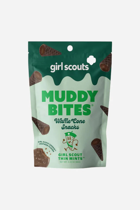 Muddy Bites Girl Scout Thin Mints™ Waffle Cone Snacks