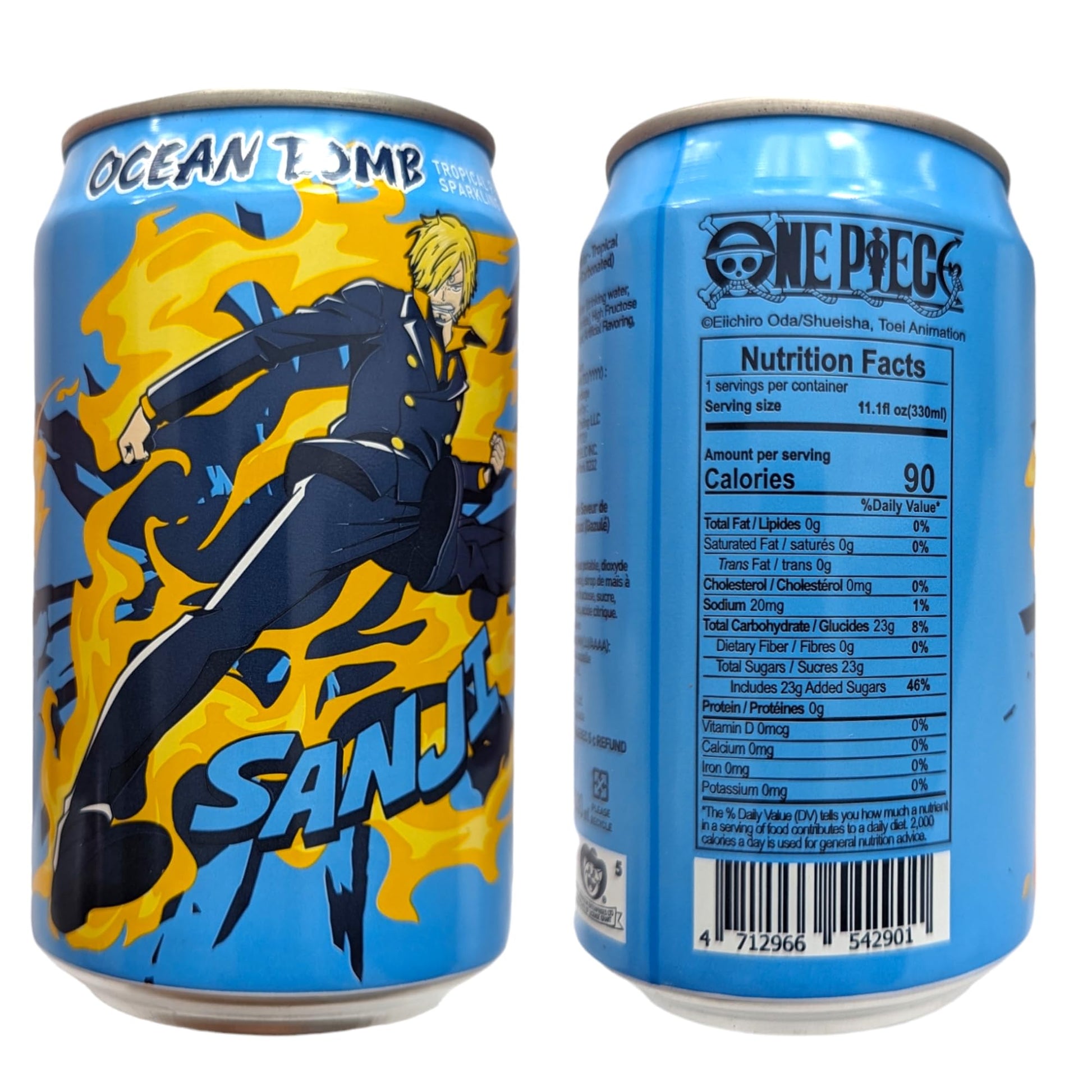 Ocean Bomb One Piece Sanji Tropical Fruit - 330ml