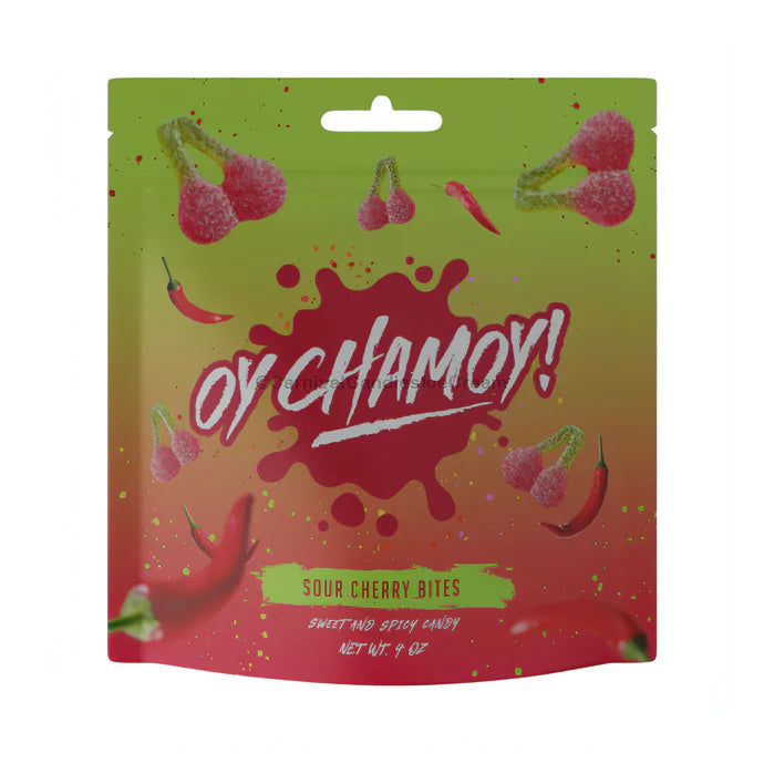 Oy Chamoy! Chamoy Sour Cherry Bites 4 Oz.