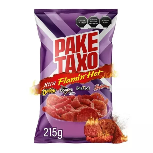 Paketaxo Flamin Hot Assorted Mex Chips 215 g