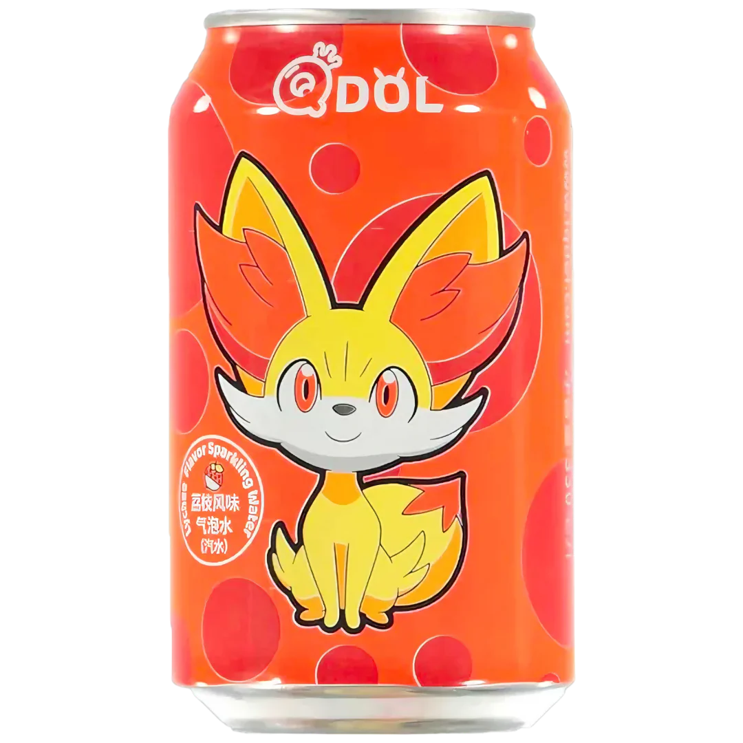 QDOL Pokemon Lychee Flavour Sparkling Water - 11.1fl.oz (330ml) – Poppin Candy