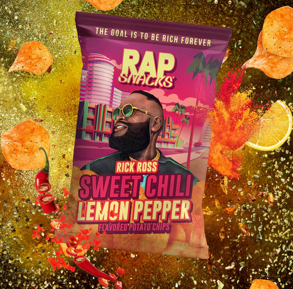 Rap Snacks - Rick Ross Sweet Chili Lemon Pepper Chips 6-Pack