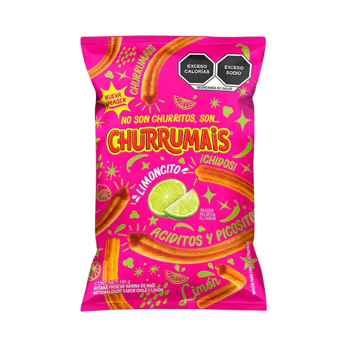 Sabritas Churrumias Limon Mexican Chips (185g)