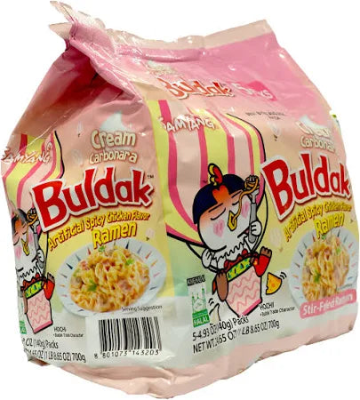 Samyang Buldak Cream Carbonara Ramen 5 Pack