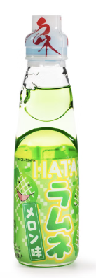 Hata Ramune Japanese Soda Melon Flavor 200 ml