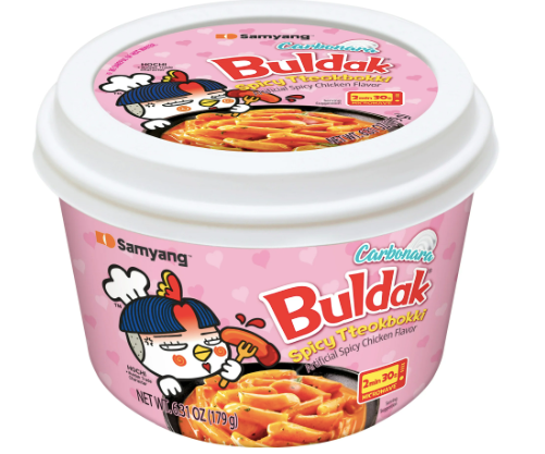 Samyang Topokki Carbo Hot Chicken Bowl - Buldak Tteokbokki (179g)