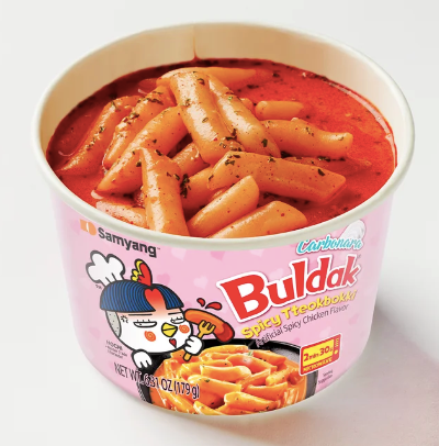 Samyang Topokki Carbo Hot Chicken Bowl - Buldak Tteokbokki (179g)
