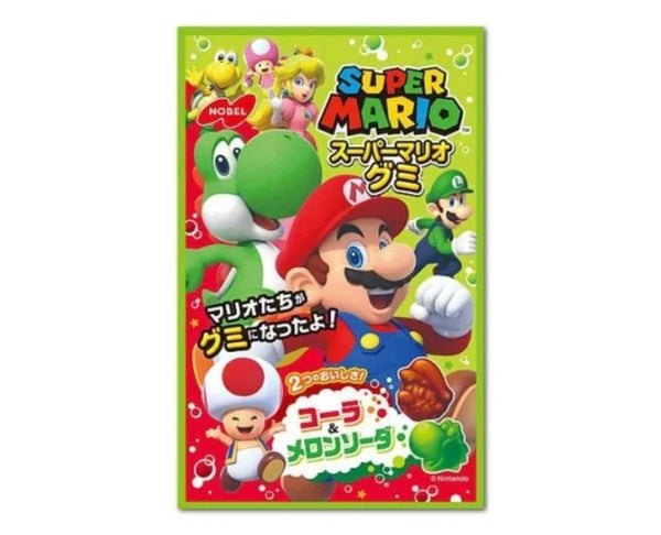Super Mario Gummies (Cola & Melon Soda)